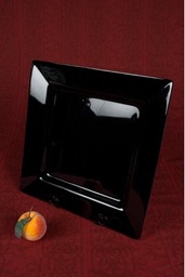 [H-PBS40] Platter - Melamine Black Square 40x40cm