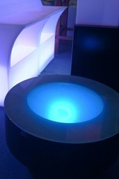 [H-LEDCT] Coffee Table - LED Black 800mm