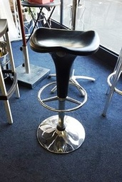 [H-BSS(120)] Bar Stool Swivel Black/Chrome