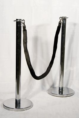 Crowd Control Rope Black | Carlton Party Hire