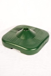 [H-USPL SQ Green] Umbrella Stand - Plastic Base Green Square