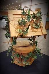 [H-WISHWELL] Wedding Wishing Well - Wood