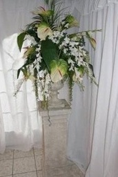 [H-PED1] Plinth / Pedestal White Large 100cm