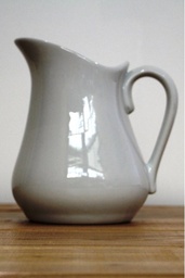 [H-WCJ1] Crockery - White Jug 1L