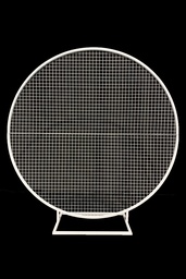 [H-MESHARCH] Backdrop Wedding Arch Round Mesh White 190cm