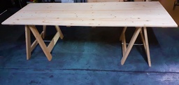 [H-T8BANQ] Table - Trestle Banquet 2.4m x 900mm