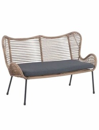 [H-WICKCOUCH] Wicker Couch