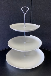 [H-PCS3TIER] Cake Stand Porcelain 3 Tier