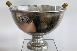 [H-CHAMPBOWLV] Champagne Bowl - Raw Silver