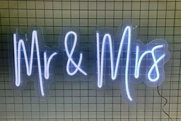 [H-MRANDMRS] Neon LED Light - Mr &amp; Mrs