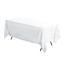 [H-TCWB] Linen - Tablecloth White Banquet 3.9m x 2.2m