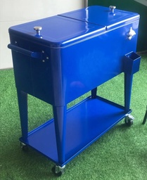 [H-COOLER] Drink Cooler - Retro Chiller Cart 75Ltr
