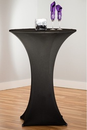 [Bar Leaner with Blk Cover] Bar Leaner with Black Lycra Cover 70cm