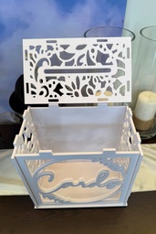 [R-CHW] Wedding Card Holder Box White