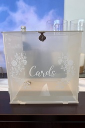 [R-CHC] Wedding Card Holder Box Clear