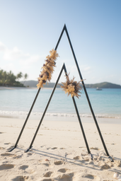 [H-TARCH] Wedding Arch Triangle - Set of 2
